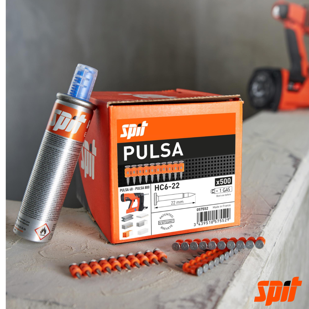 Cartuccia Gas Per Pistola Chiodi CLAVOS C6 - Marca Spit, Modello 57541, Confezione Da 500 Unit&agrave;